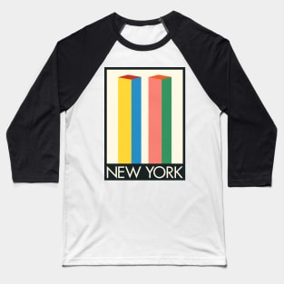 New York Twin Towers Baseball T-Shirt